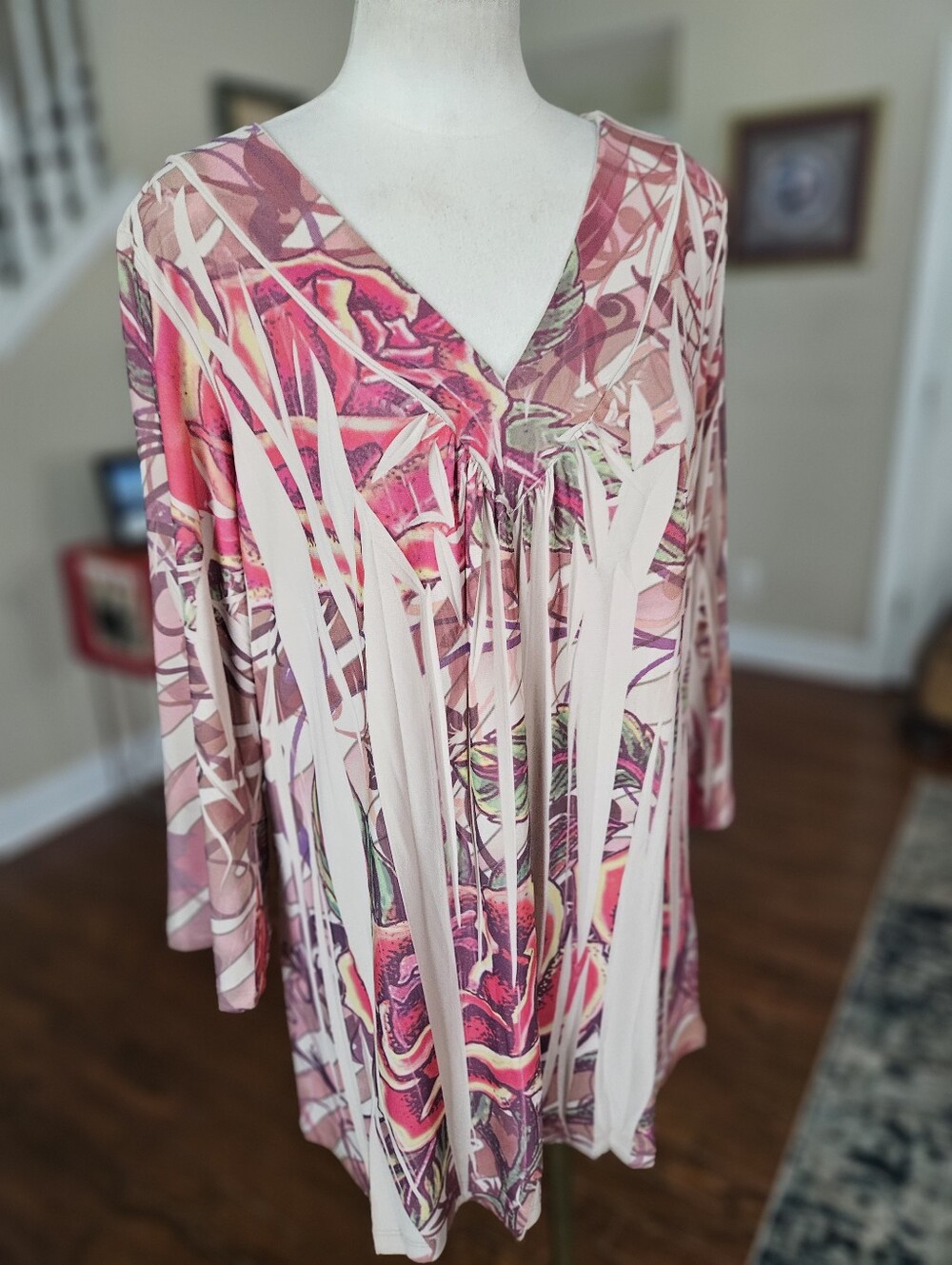 NWT! Susan Lawrence Boho Top 1X